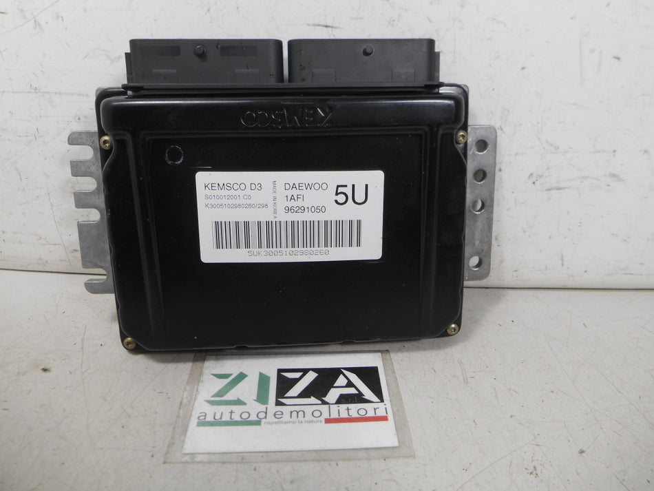 Centralina Motore Daewoo Matiz 0.8 37,5kw 52cv F8CV 2004 96291050 S010012001