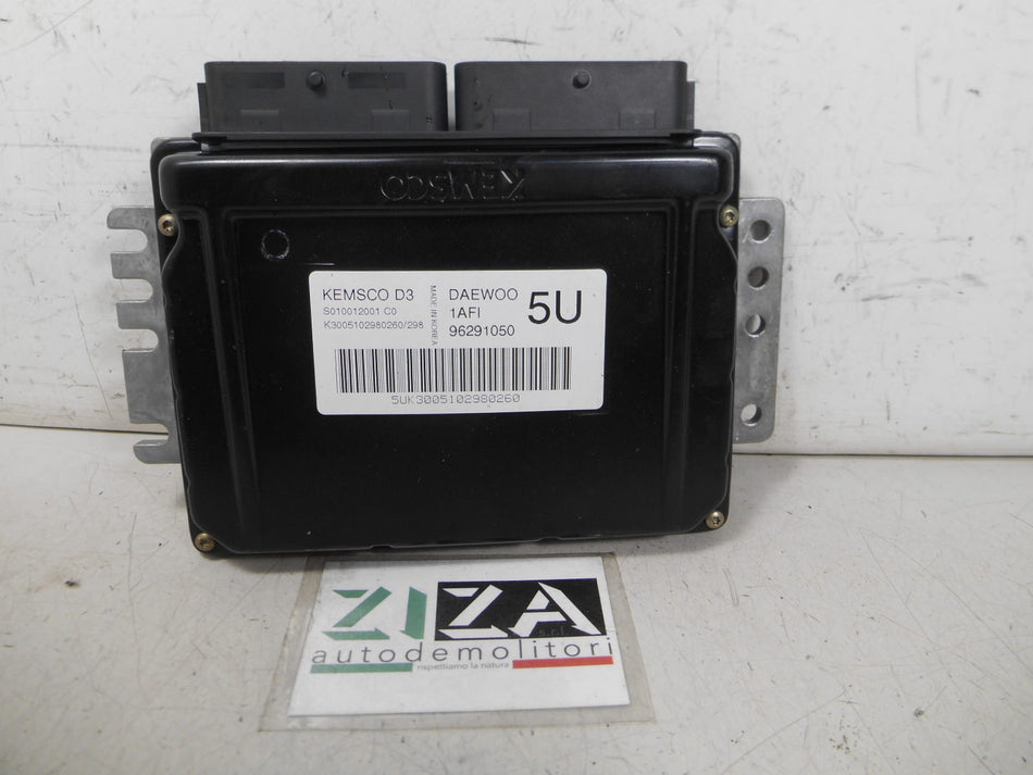 Centralina Motore Daewoo Matiz 0.8 37,5kw 52cv F8CV 2004 96291050 S010012001