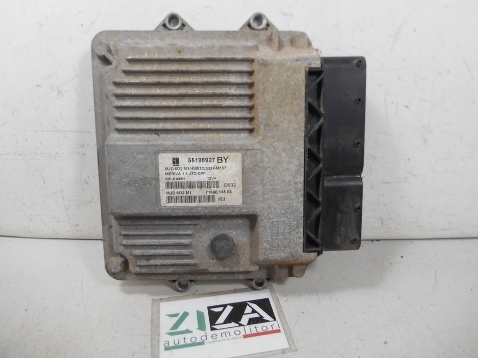 Centralina Motore Opel Meriva A 1.3 CDTI 75cv Z13DTJ 2007 55198927 MJD6O2M1
