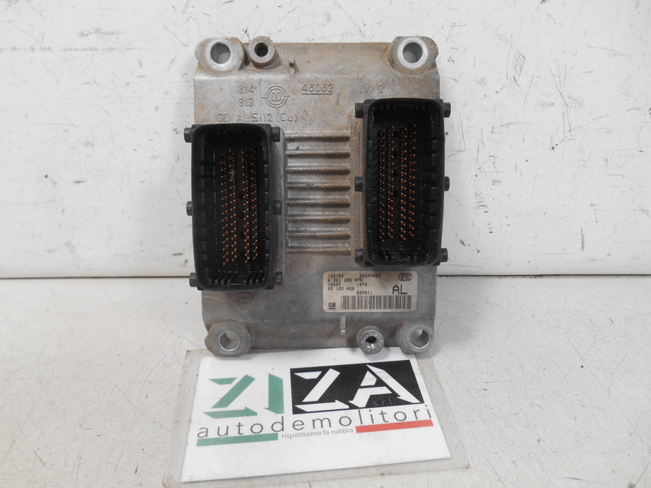 Centralina Motore Opel Agila A 1.2 16V 55kw 75cv Z12XE 2000 0261206075 09185450
