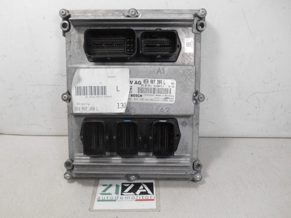 Centralina Motore Audi A6 C8 SW 3.0 210kw Ibrido DDV 2019 059907309L 0281032806