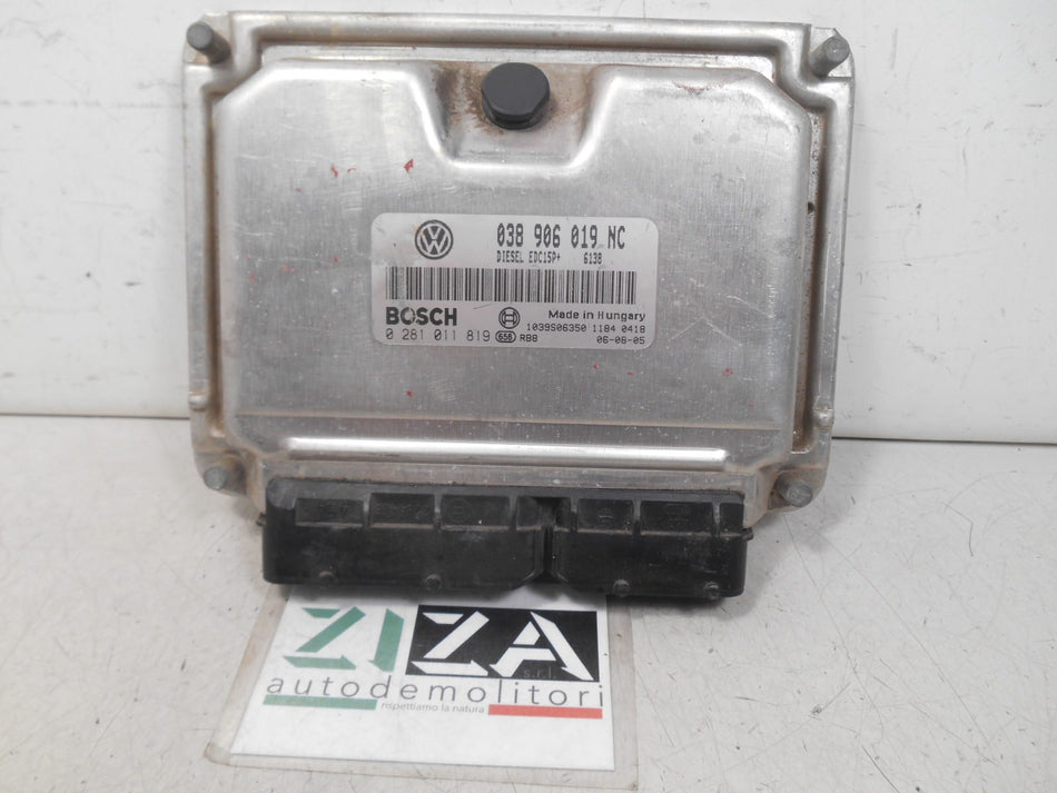 Centralina Motore VW Polo 9N 1.9 TDi 74kw 2005 038906019NC 0281011819