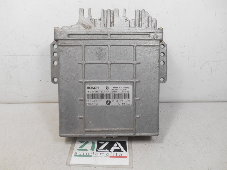 Centralina Motore Chrysler Voyager 2.5 1998 P04686757 0281001333