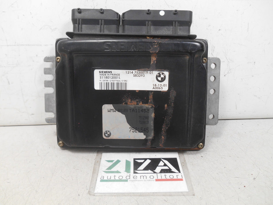 Centralina Motore Mini One 1.6 2002 7521545 S118012001L 1214-7520019-01