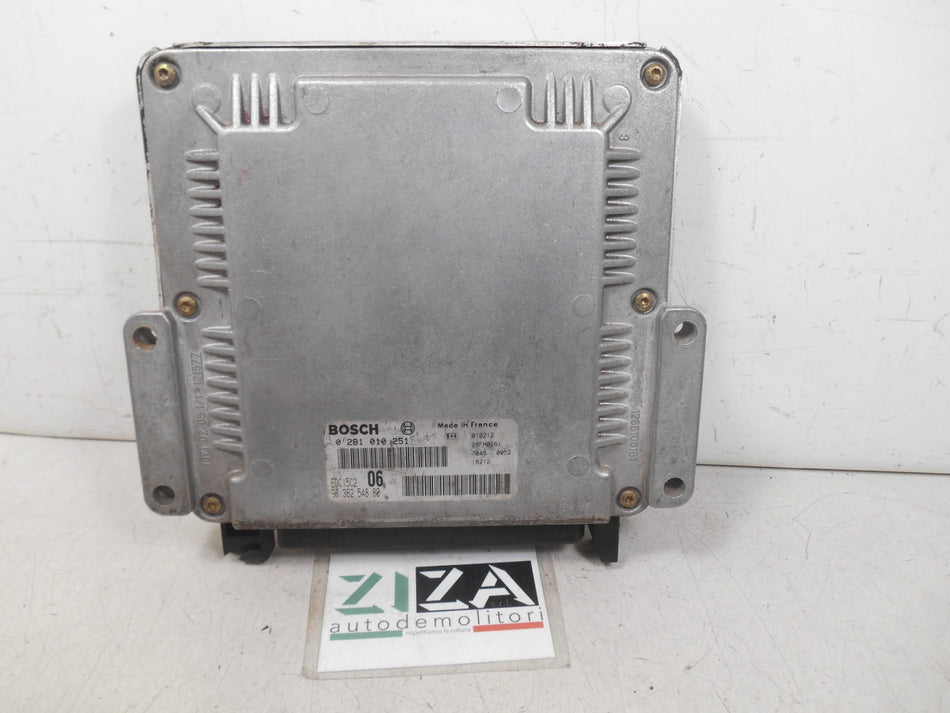Centralina Motore Citroen Xantia 1999 0281010251 9636254880 EDC15C2