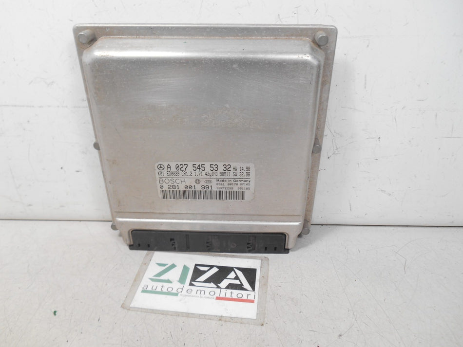 Centralina Motore Mercedes W168 A160 0281001991 A0275455332