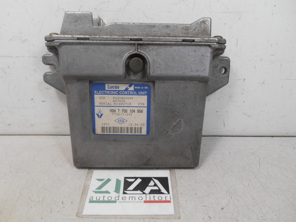 Centralina Motore Renault Clio 1.9 2000 7700111205 7700104956