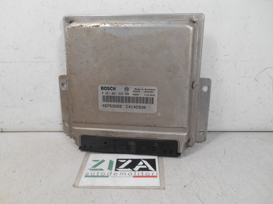 Centralina Motore Alfa 146 1.9 JTD 77kw 105cv AR32302 2000 46753569 0281001936