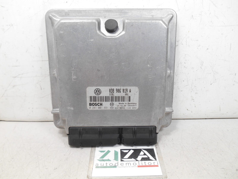 Centralina Motore VW Passat 3B 1.9 TDI 115cv AJM 1999 038906019A 0281001691