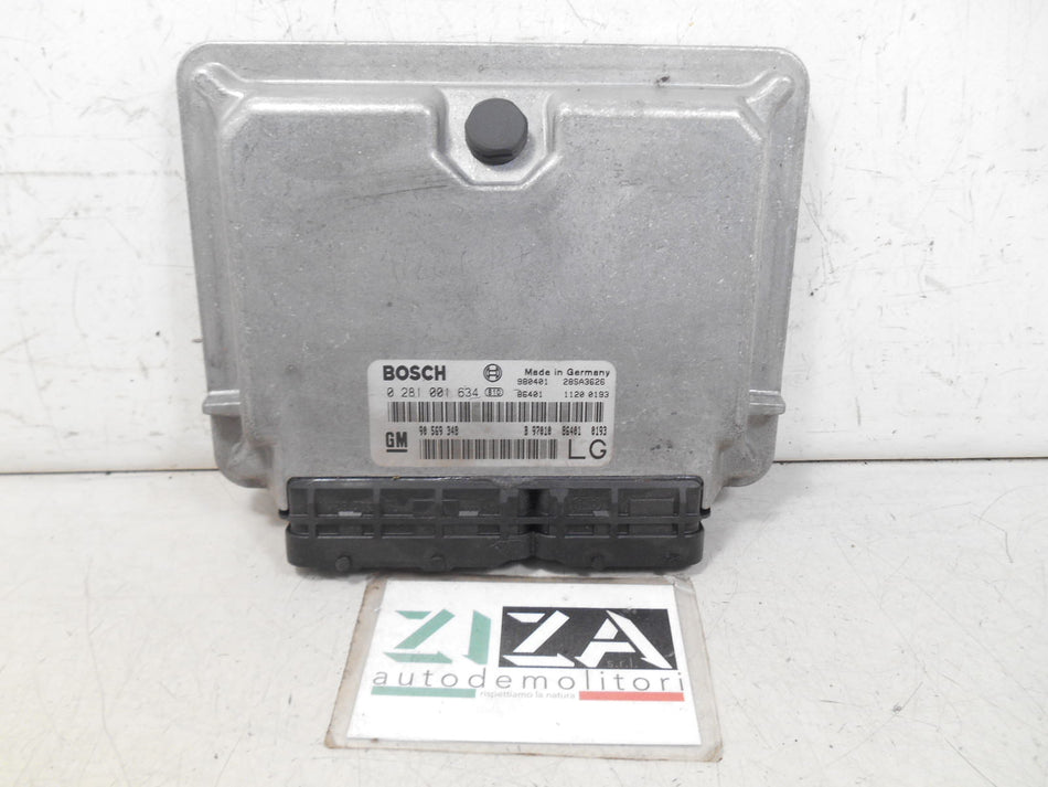Centralina Motore Opel Vectra B 2.0 74kw 100cv X20DTH 1999 0281001634 90569348