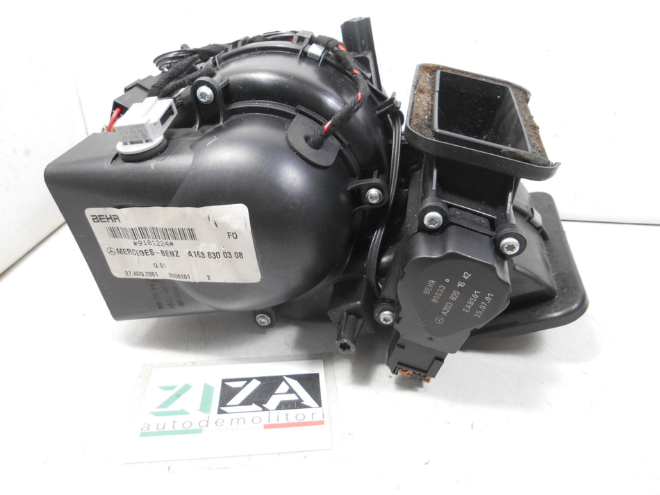 Ventola + Resistenza Posteriore Mercedes ML W163 2002 A1638300308 2208209210