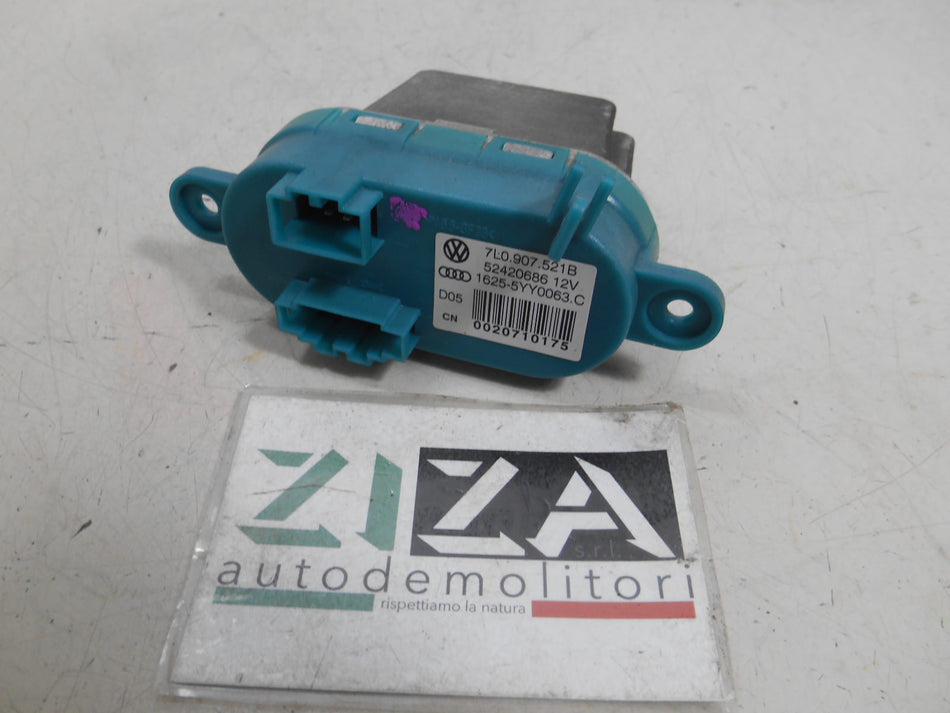 Resistenza Ventola Abitacolo Audi Q7 4L 2007 7L0907521B