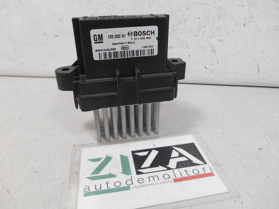 Resistenza Ventola Abitacolo Opel Insignia A 2013 13503201 F011500056