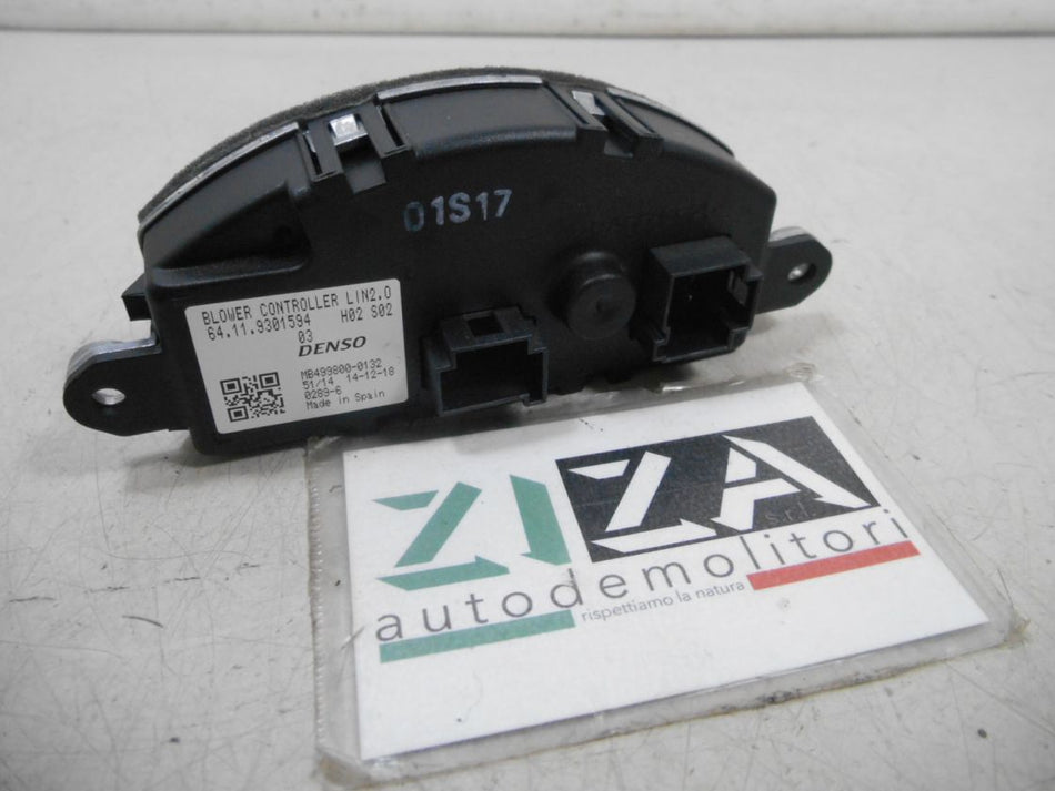 Resistenza Ventola Abitacolo BMW F45 220i 2015 6411-9301594-03 MB499800-0132