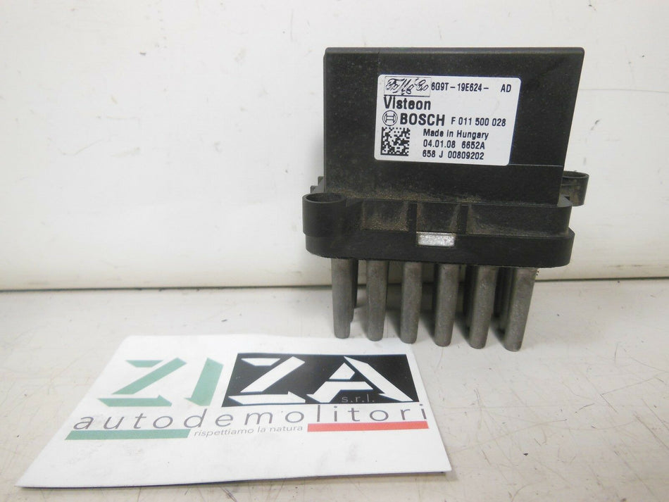 Resistenza Ventola Abitacolo Ford C-Max 2008 6G9T-19E624-AD