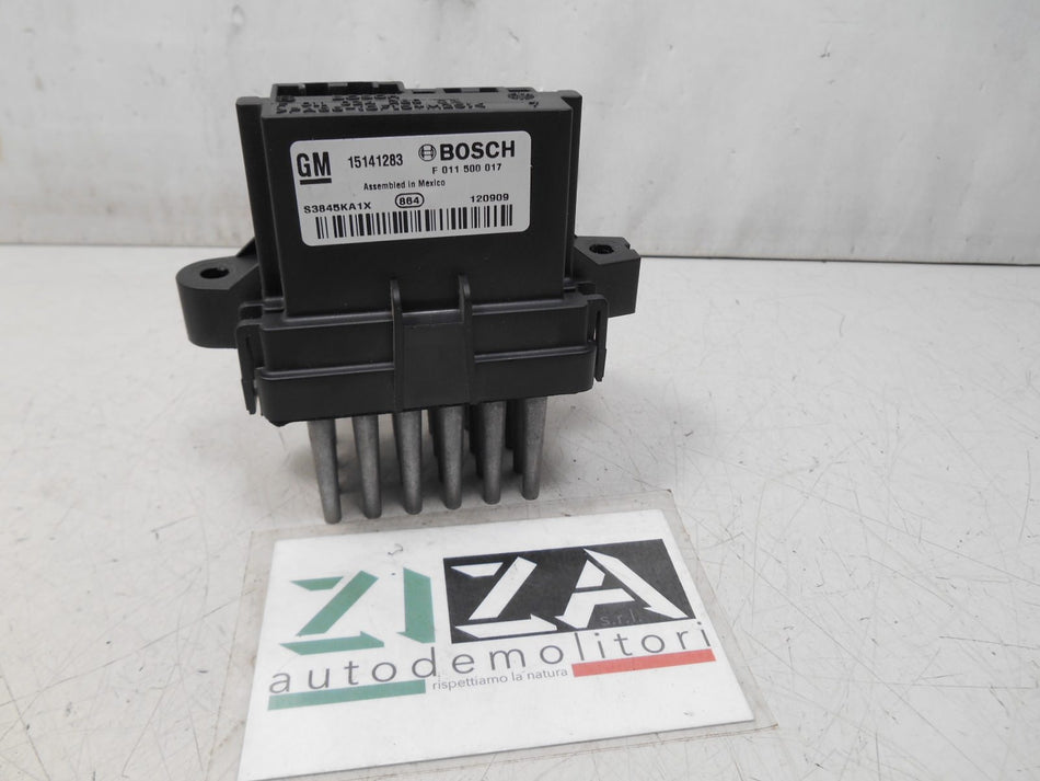 Resistenza Ventola Abitacolo Chevrolet Spark 2010 15141283 F011500017