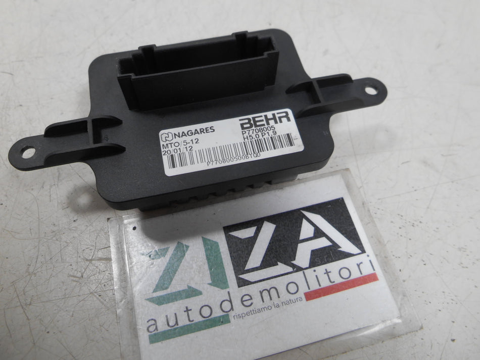 Resistenza Ventola Abitacolo Peugeot 3008 I 2012 P7708005 MTO/5-12
