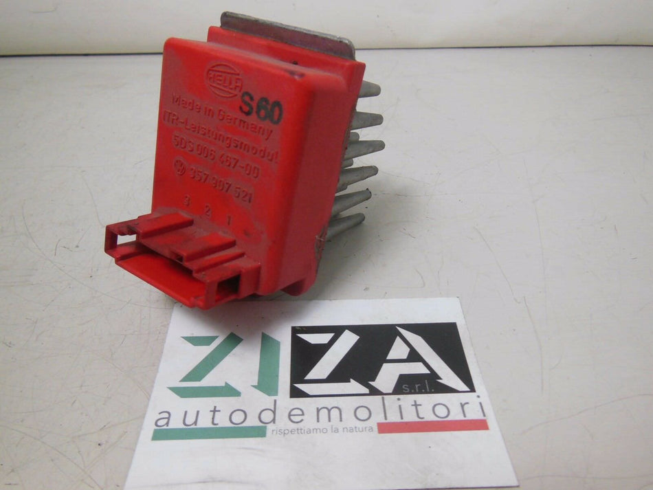Resistenza Ventola Abitacolo Audi A4 B5 1996 357907521