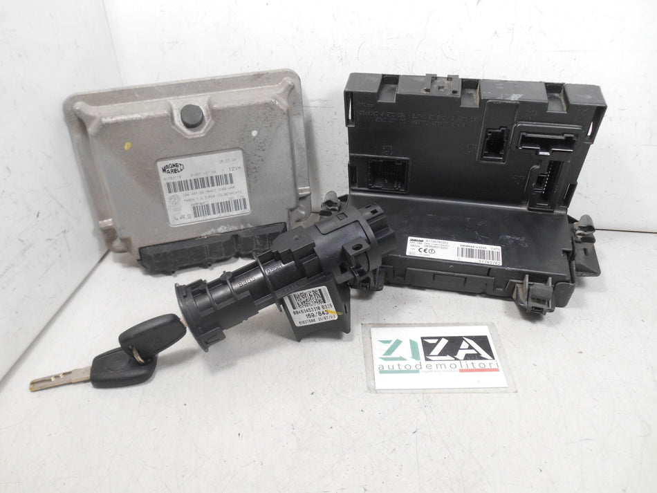 Kit Chiave ECU Fiat Panda 169 1.2 60cv 188A4000 2008 51793116 51783782