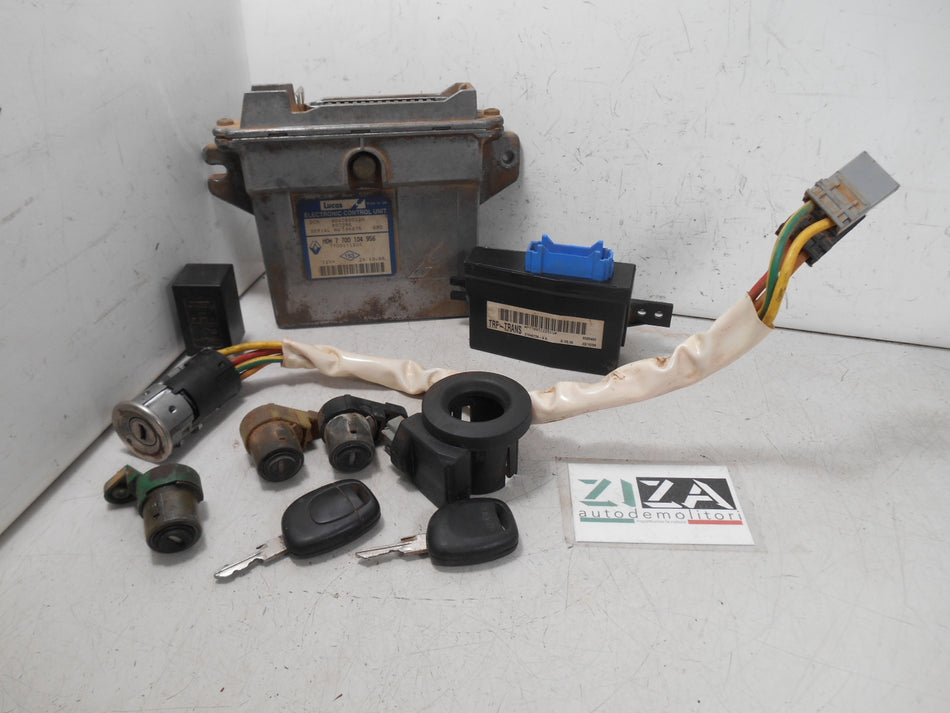 Kit Chiave ECU Renault Kangoo I 1.9 47kw 64cv F8QK6 1998 7700104956