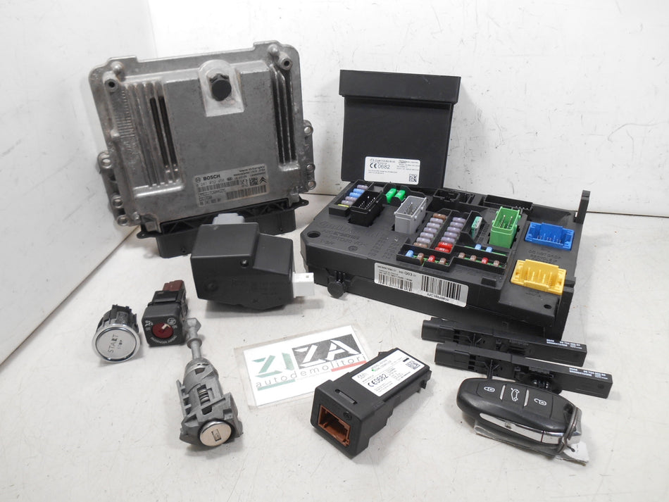 Kit Chiave ECU Peugeot 308 II 1.6 BlueHDi 120cv BH01 Berlina 2016 9814182680