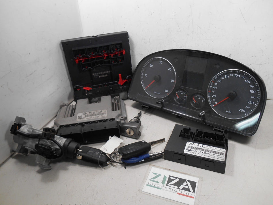 Kit Chiave ECU VW Touran 1.9 TDI 77kw 105cv BLS 2007 03G906021MG
