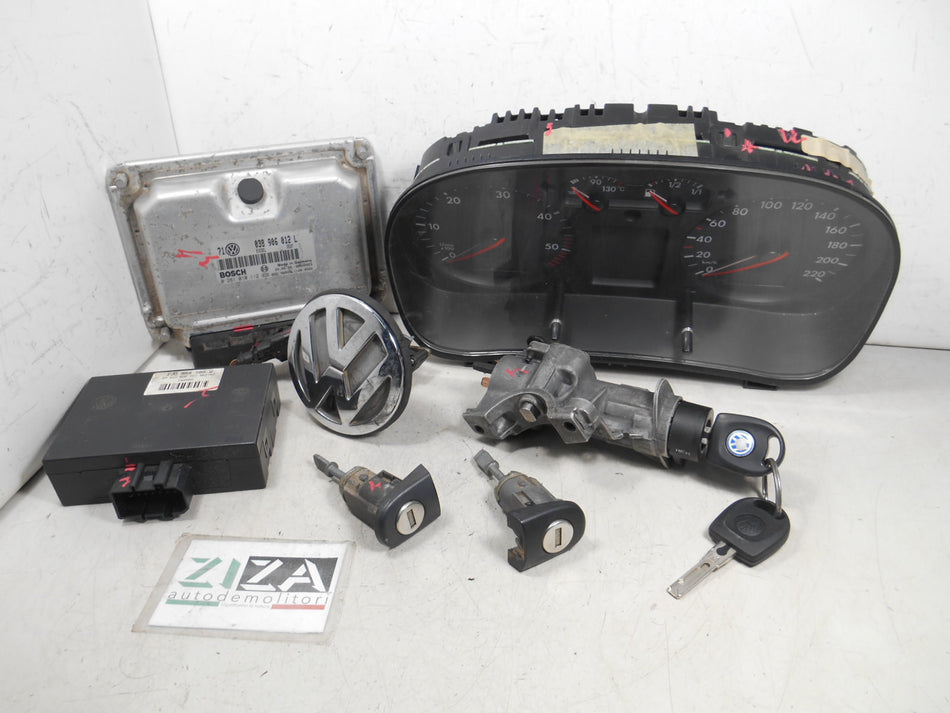 Kit Chiave ECU VW Golf IV 1.9 TDI 81kw 110cv AHF 1999 038906012L 1J0920901E