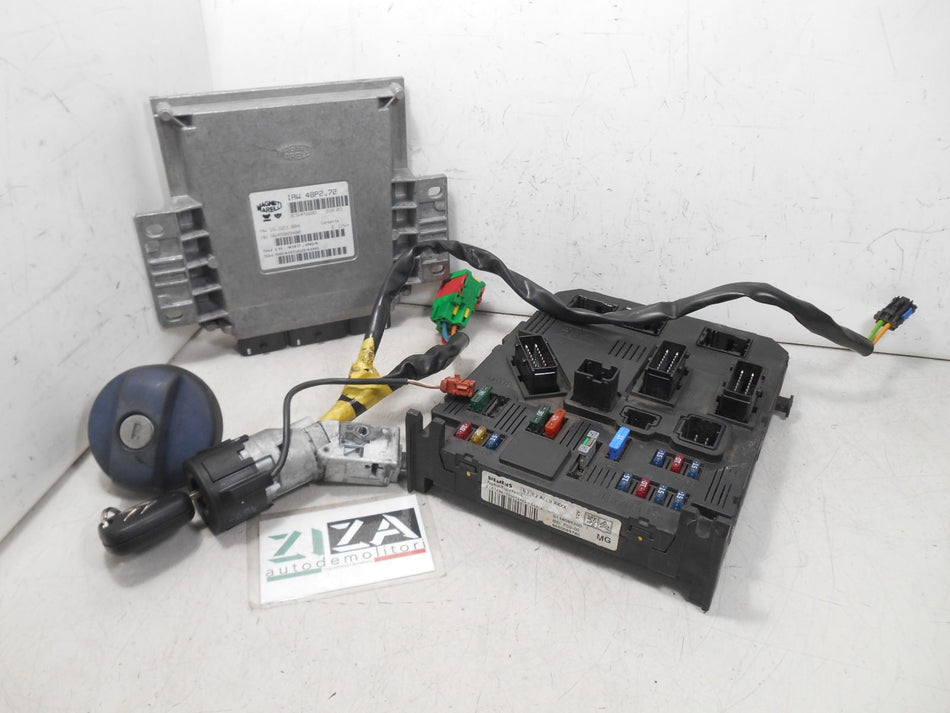 Kit Chiave ECU Citroen C3 I 1.1 44,1kw 60cv HFX 2004 IAW48P2.72 9648568480