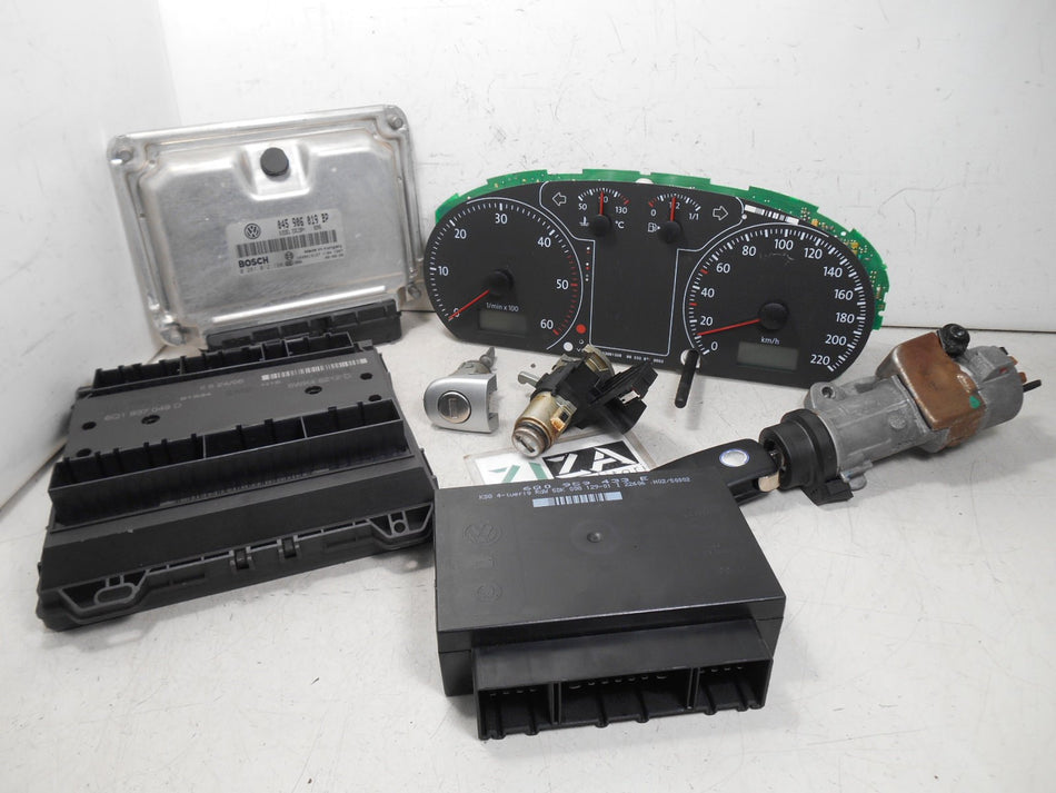 Kit Chiave ECU VW Polo 9N3 1.4 TDI 51kw BNM 2006 045906019BP 0281012194