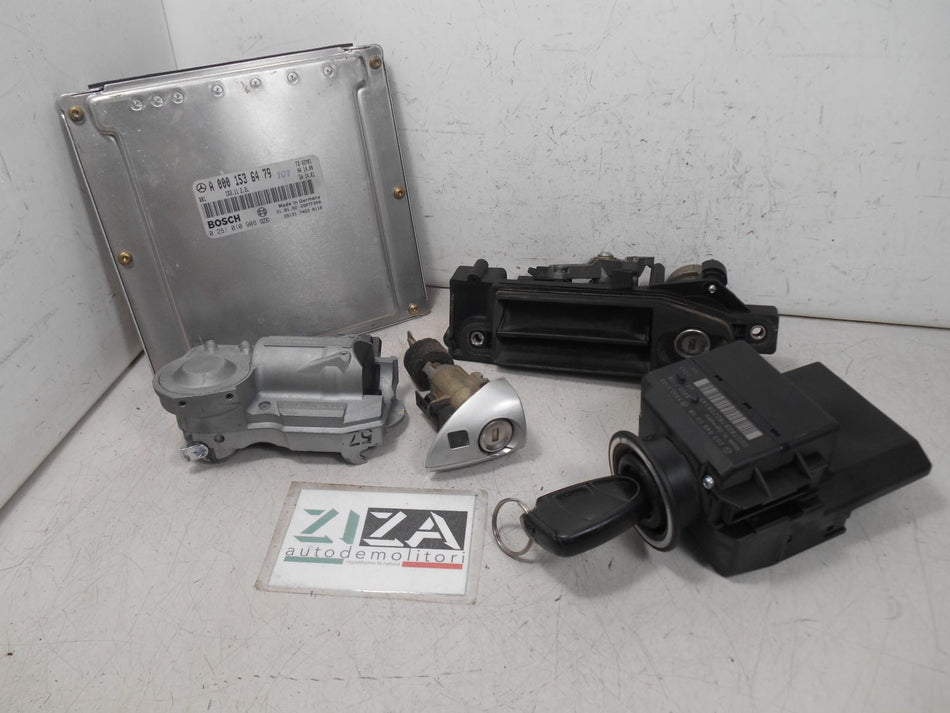 Kit Chiave ECU Mercedes W203 C220 2.2 143cv 611962 2002 A0001536479