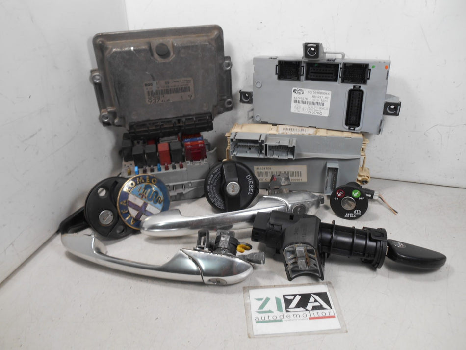 Kit Chiave ECU Alfa 147 1.9 JTD 115cv 937A2000 2001 46784814