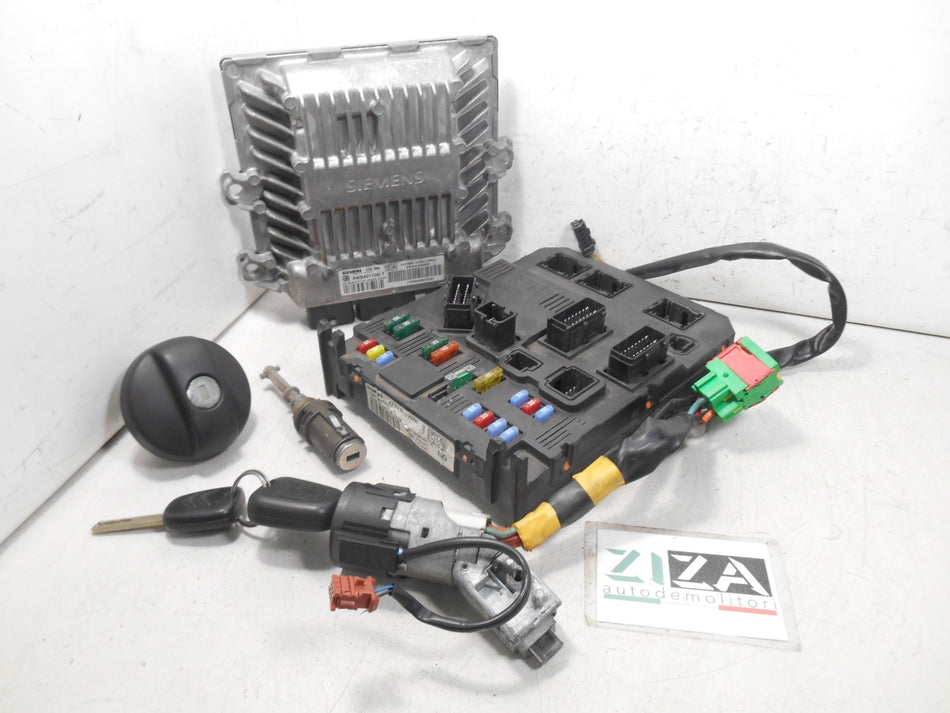 Kit Chiave ECU Citroen C3 I 1.4 HDI 50kw 68cv 8HX 2004 5WS40110E-T SID804