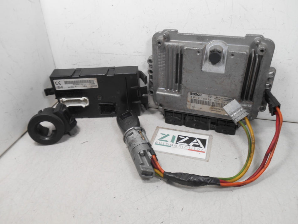Kit Chiave ECU Renault Trafic II 2.5 99kw G9U B7 2005 0281011890 8200091517