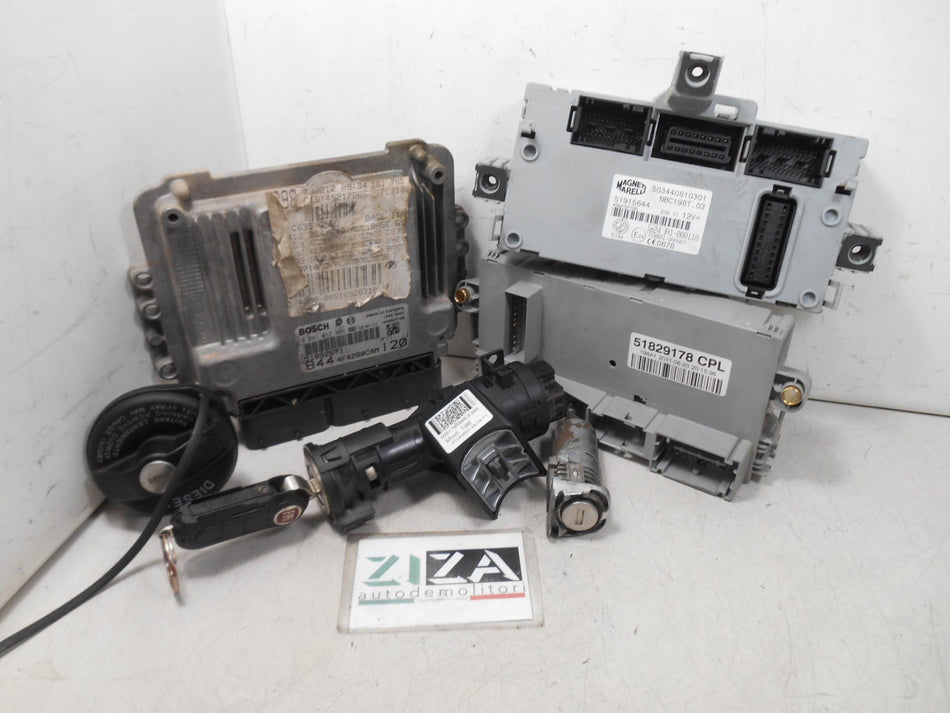 Kit Chiave ECU Fiat Bravo 198 1.6 16V 120cv 198A2000 2011 51892671