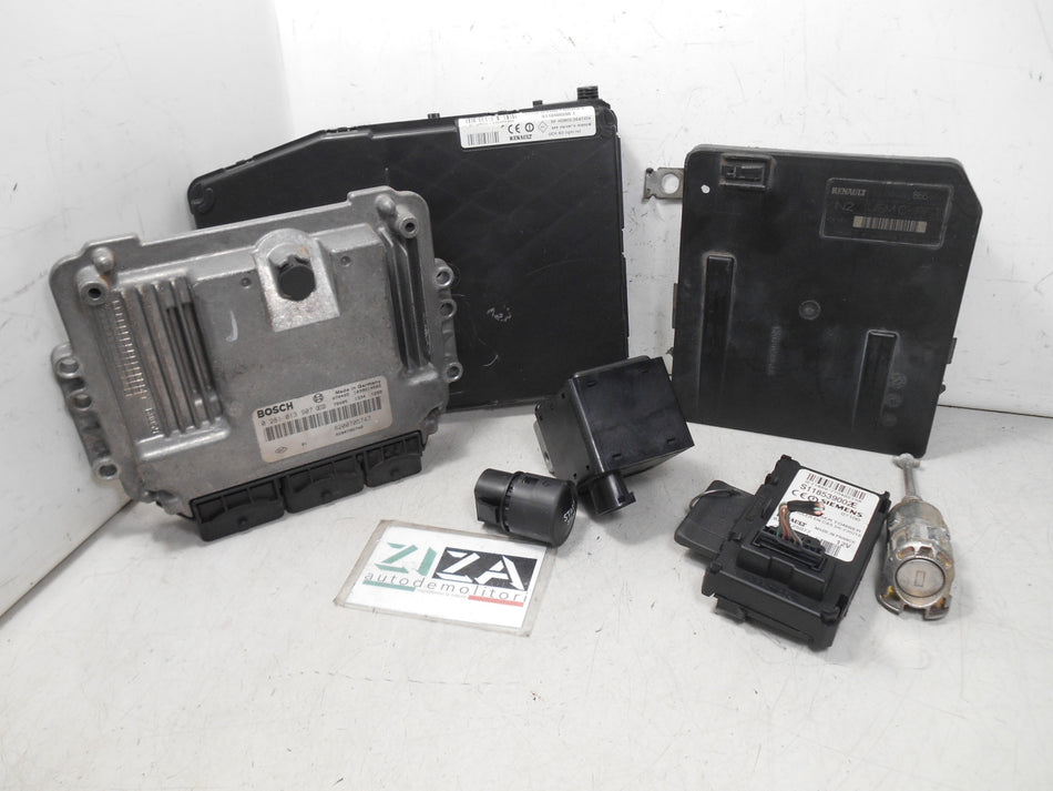Kit Chiave ECU Renault Scenic II 1.9 96kw 130cv F9Q L8 2007 8200705747 0281013907