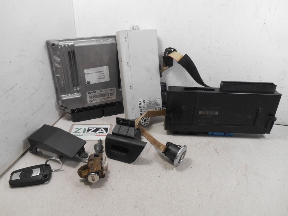 Kit Chiave ECU BMW E87 118d 2.0 90kw 122cv 204D4 2006 7799854 0281012880
