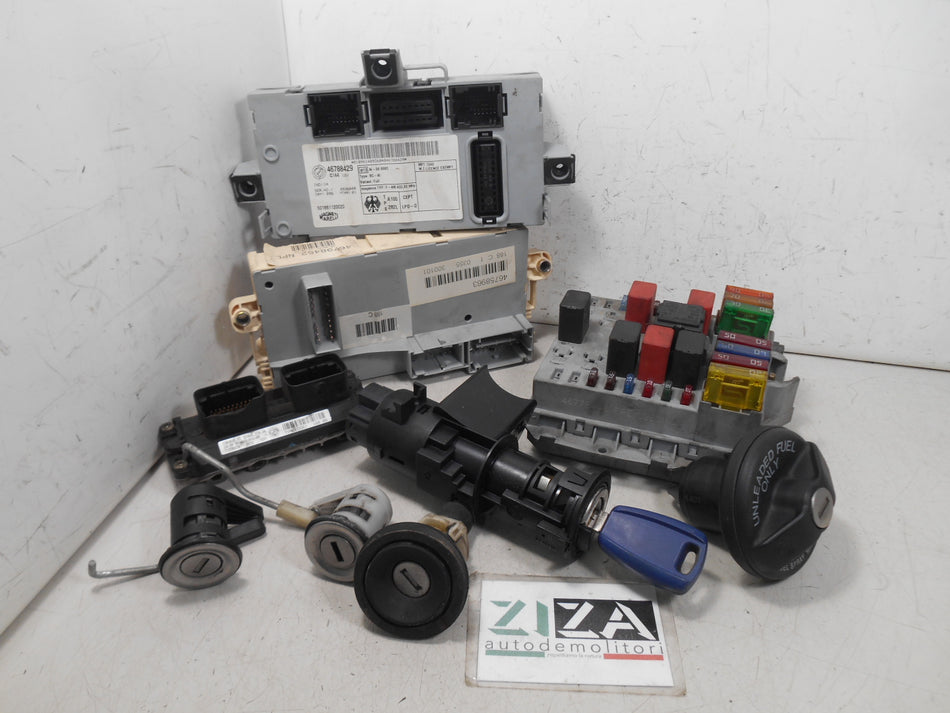 Kit Chiave ECU Fiat Punto 188 1.2 44kw 188A4000 2001 71736339 IAW59F.M3