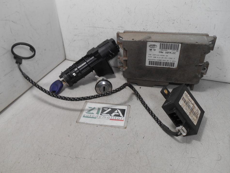 Kit Chiave ECU Fiat Seicento 0.9 29kw 39cv 1170A1046 1998 46534751