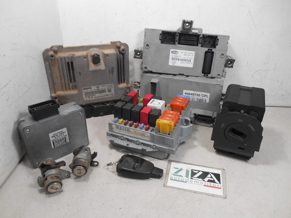 Kit Chiave ECU Fiat Croma 1.9 Mjet 150cv 939A2000 2006 0281012963 55205064