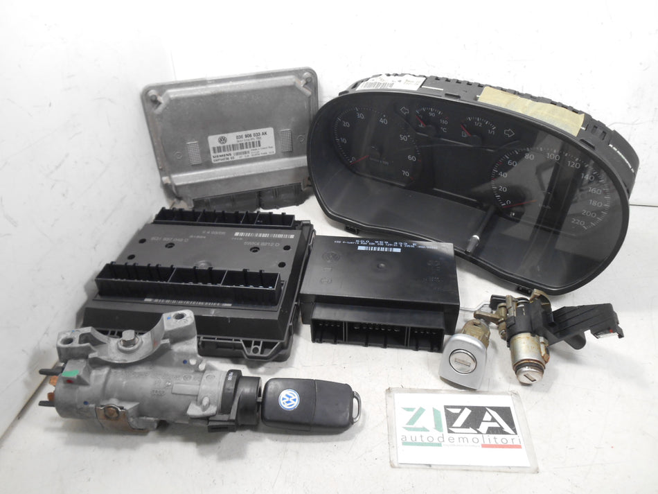 Kit Chiave ECU VW Polo 9N3 1.2 47kw 64cv BME 2006 03E906033AK