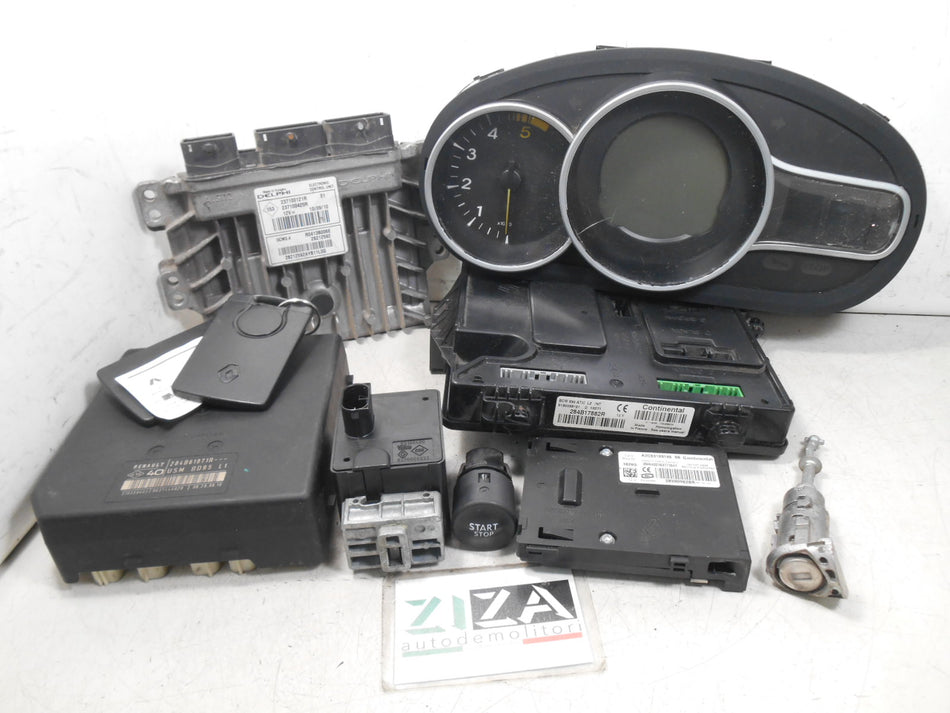 Kit Chiave ECU Renault Megane III 1.5 90cv K9K H8 2010 237100121R 237100425R