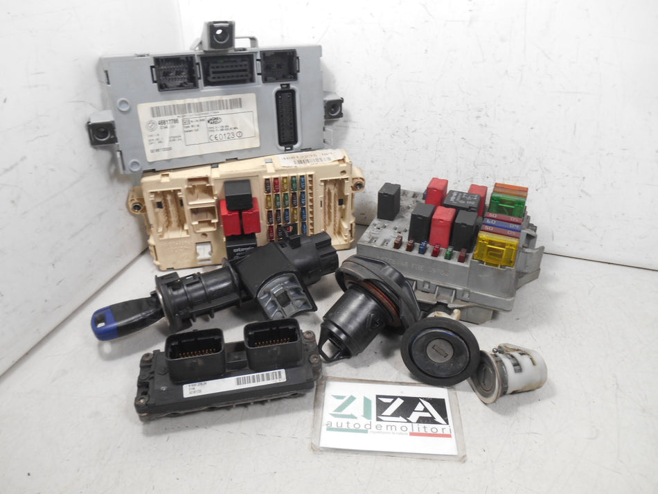 Kit Chiave ECU Fiat Punto 188 1.2 60cv 188A4000 2003 55181132