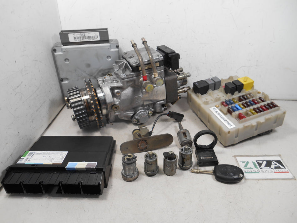Kit Chiave ECU Ford Focus I 1.8 66kw 90cv C9DB 2002 2S4A-12A650-MA 0281001827