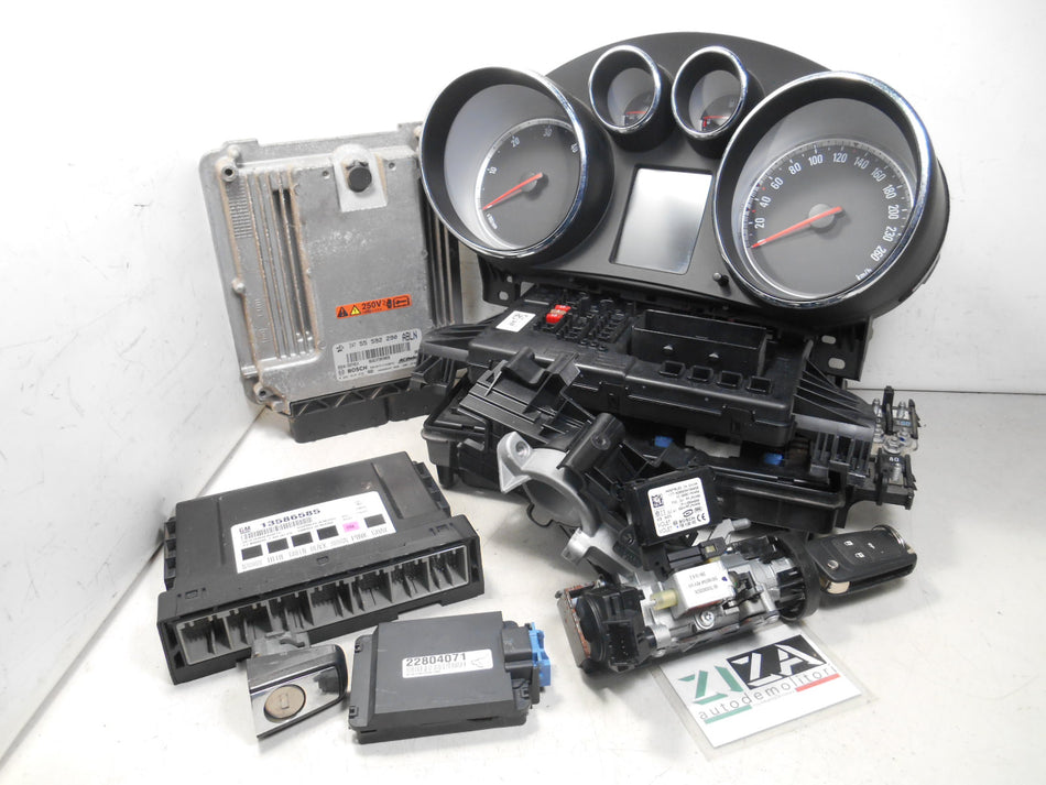 Kit Chiave ECU Opel Insignia A 2.0 143kw 195cv A20DTR 4X4 2013 55598045 13593775