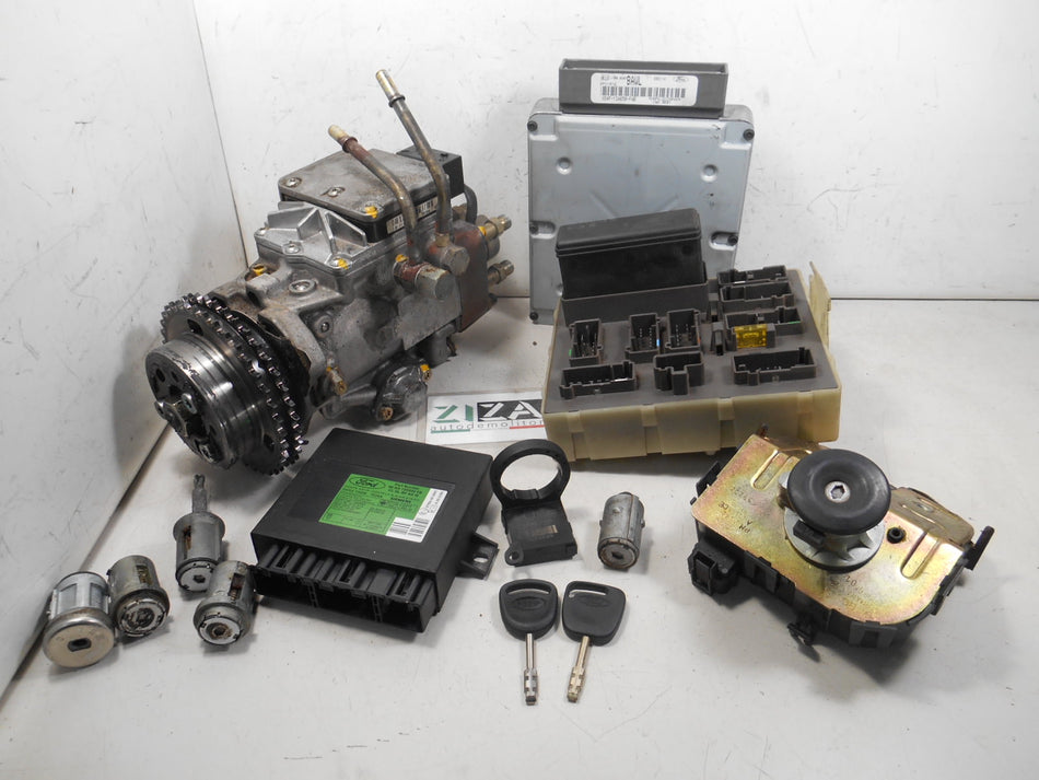 Kit Chiave ECU Ford Focus I 1.8 66kw 90cv C9DC 1999 XS4F-12A650-FAB 0281010888