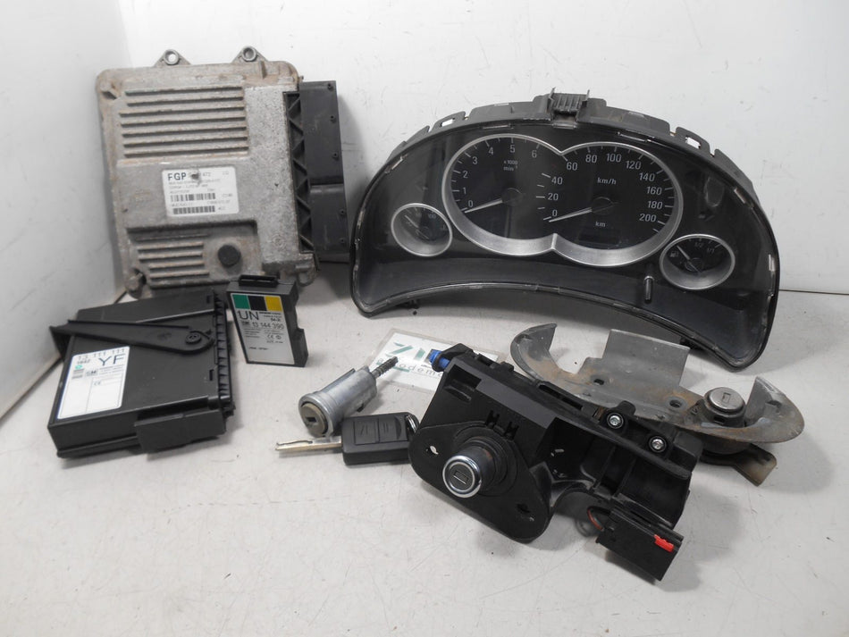 Kit Chiave ECU Opel Corsa C 1.3 CDTI 70cv Z13DT 2004 55196352