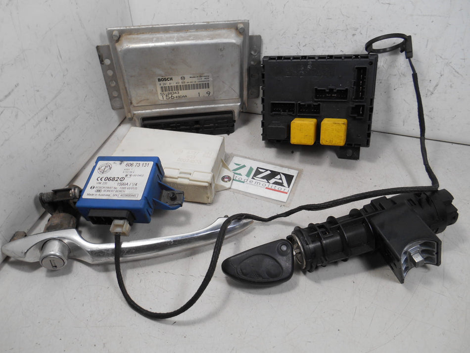 Kit Chiave ECU Alfa 156 1.9 JTD 85kw 937A2000 2003 55188343 0281011491