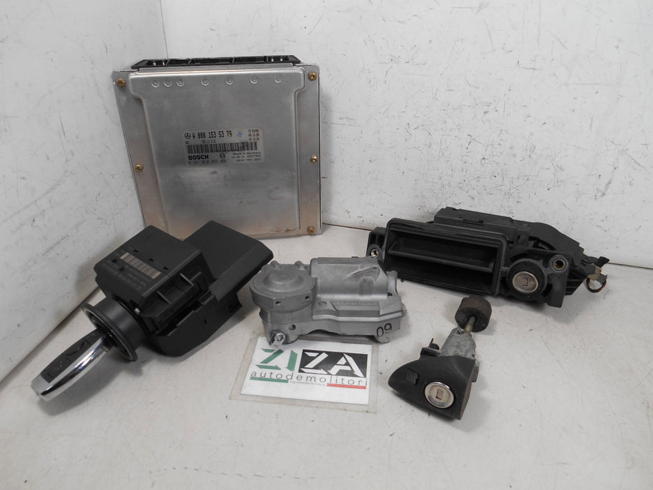 Kit Chiave ECU Mercedes W203 C200 2.2 CDI 85kw 611962 2001 A0001535379