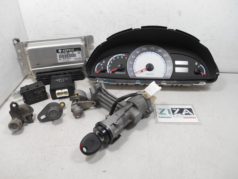 Kit Chiave ECU Hyundai Matrix 1.6 76kw 103cv G4ED 2002 39108-26741