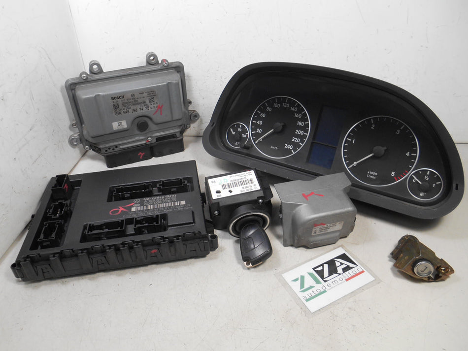 Kit Chiave ECU Mercedes W169 A200 2.0 CDI 140cv 640941 2006 A6401507479